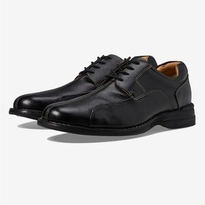 Johnston & Murphy Black Leather Oxfords